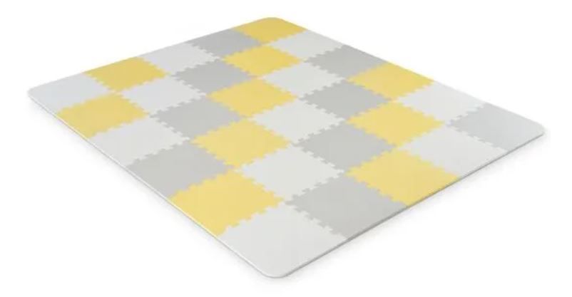 Kinderkraft Foam mat puzzles LUNO, yellow